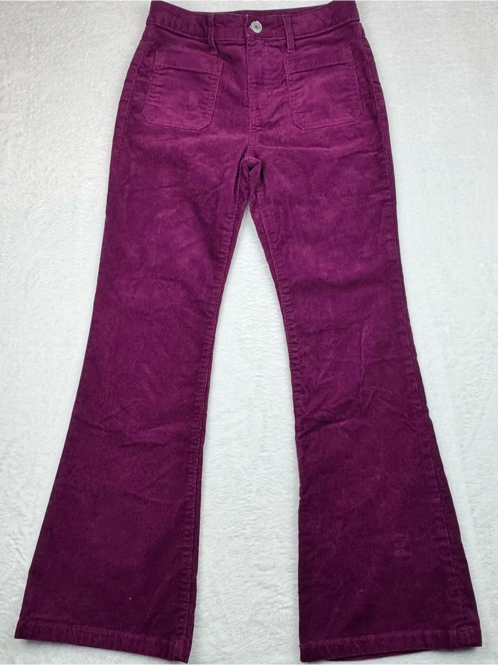 GAP lot of 2 girls pants. Both size 12. Corduroy. High rise. Flare. Glitter.